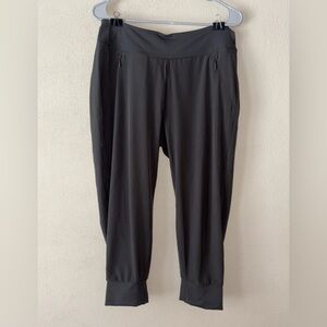 Athleta Soho Jogger Pant Gray/green Athletic Athleisure Travel Women’s 8 Petite